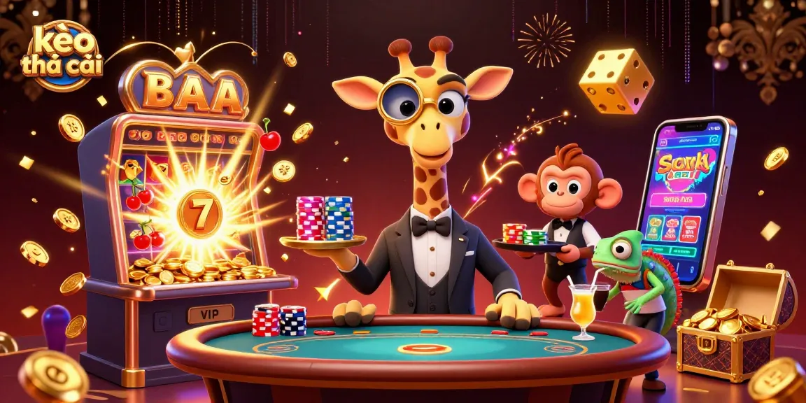 Experience thrilling action at kèo nhà cái with vibrant casino characters and dynamic gaming elements.