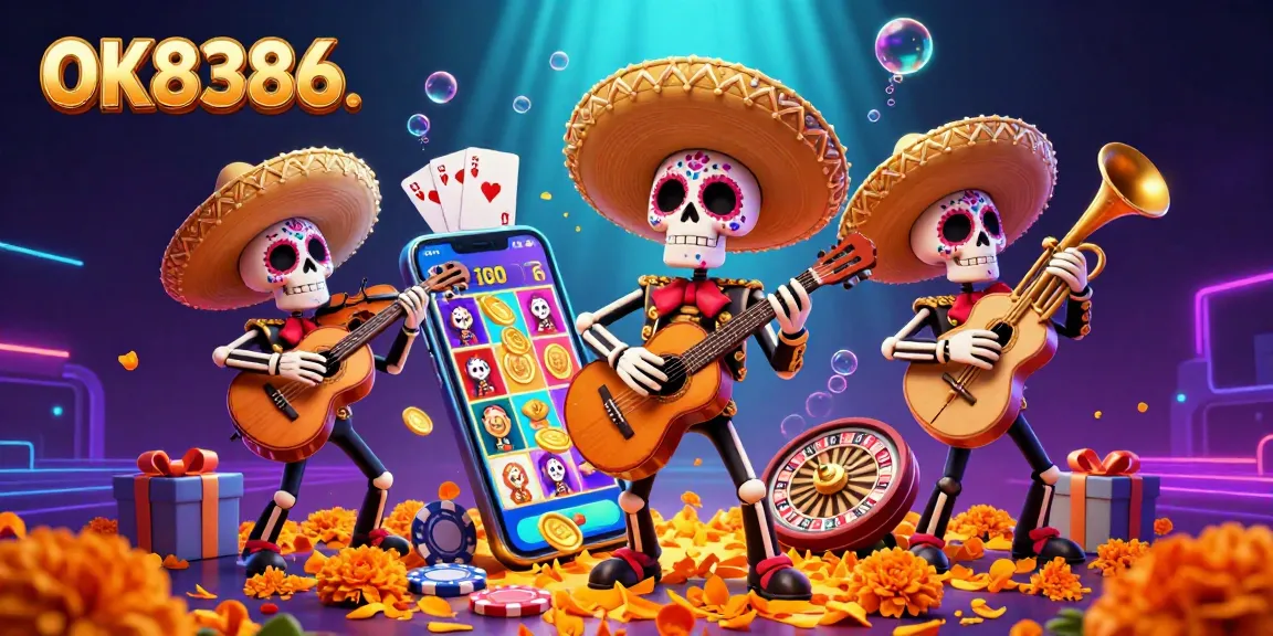 Celebrate with the lively mariachi band bringing excitement and the thrill of OK8386 slots!